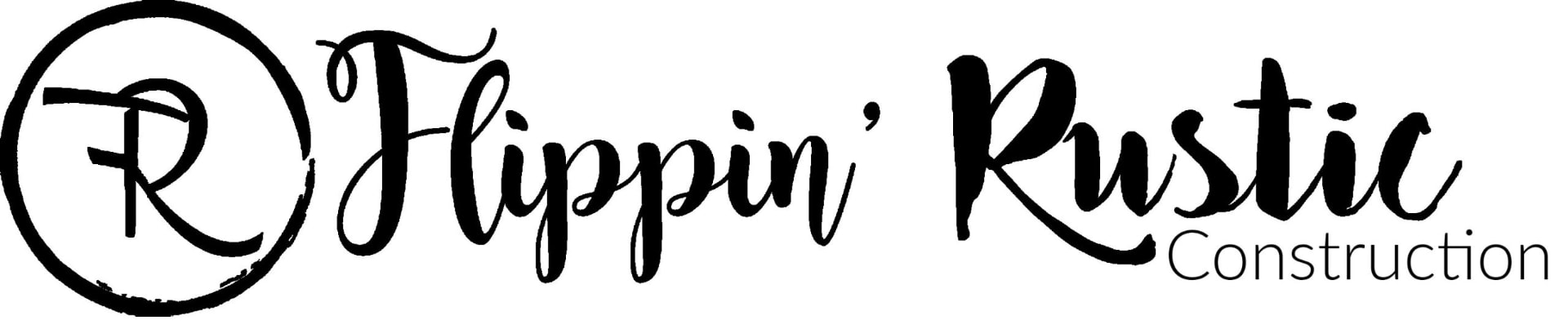 Flippin' Rustic Construction logo